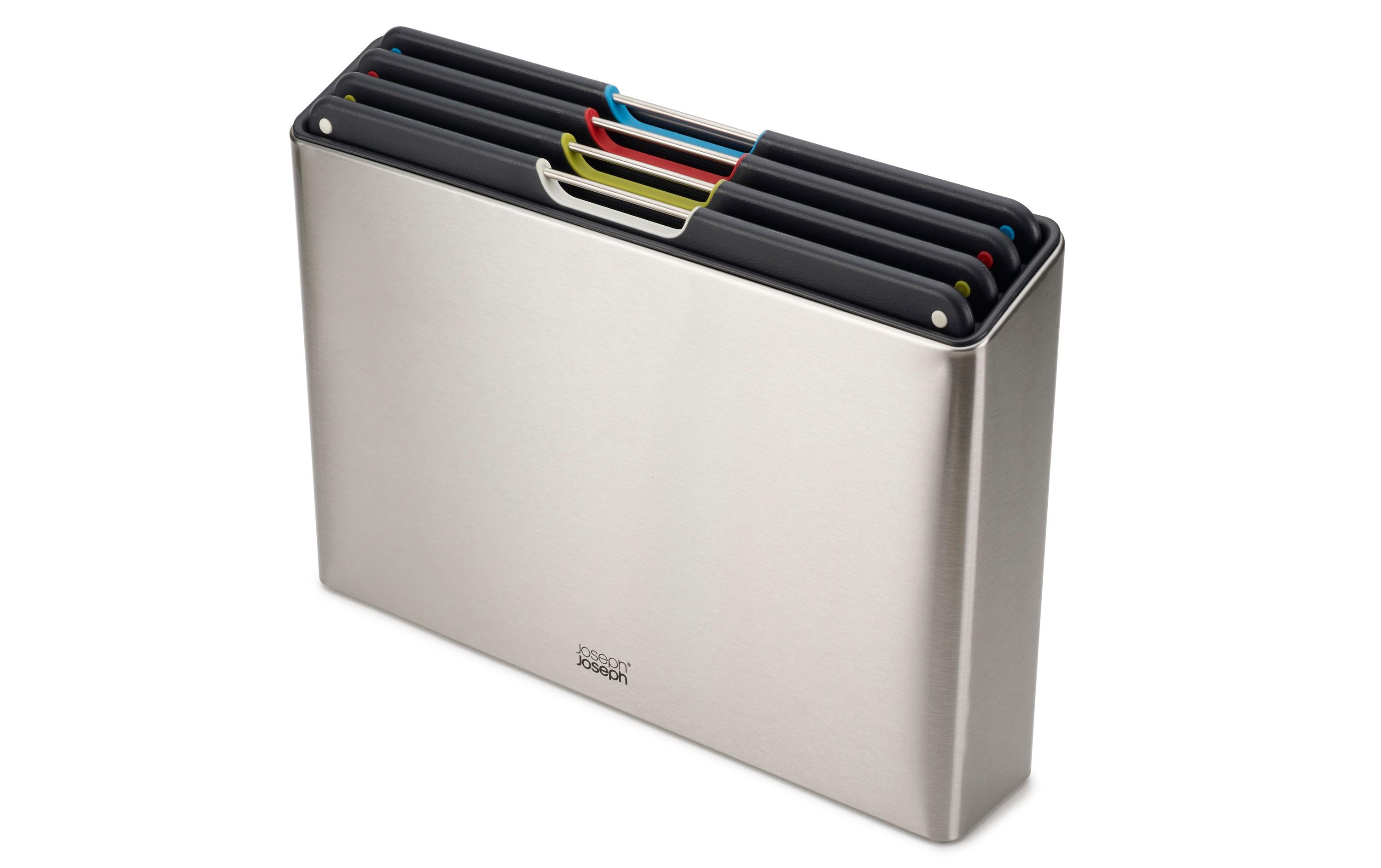 Joseph Joseph Schneidebrett-Set Folio Steel Silber