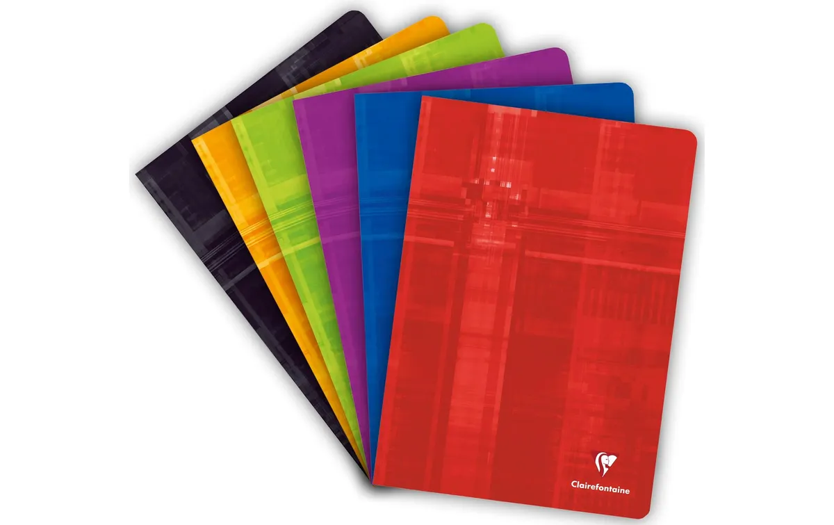 Clairefontaine Schulheft 40 Blatt, A4, blanko, assortiert Clairefontaine Schulheft 40 Blatt, A4, blanko, assortiert