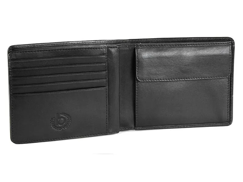 Bugatti Portemonnaie Primo Scheintasche mit Klappe M Schwarz