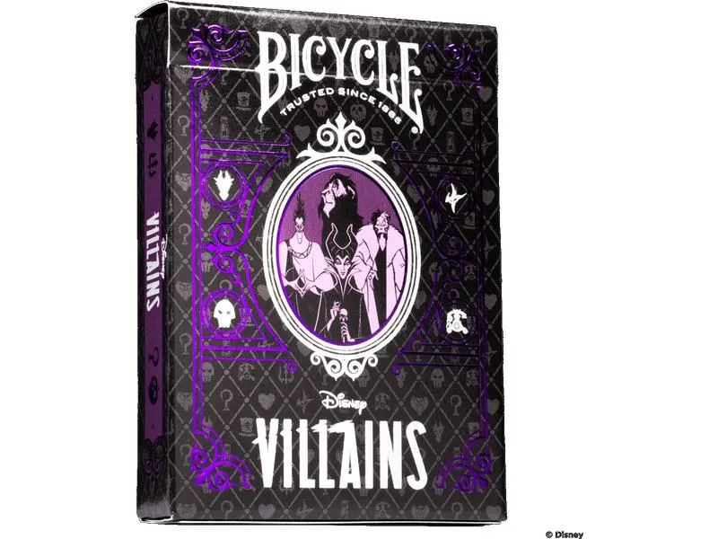 Bicycle Poker Disney 100 - Green / Purple Villain assortiert Bicycle Poker Disney 100 - Green / Purple Villain assortiert