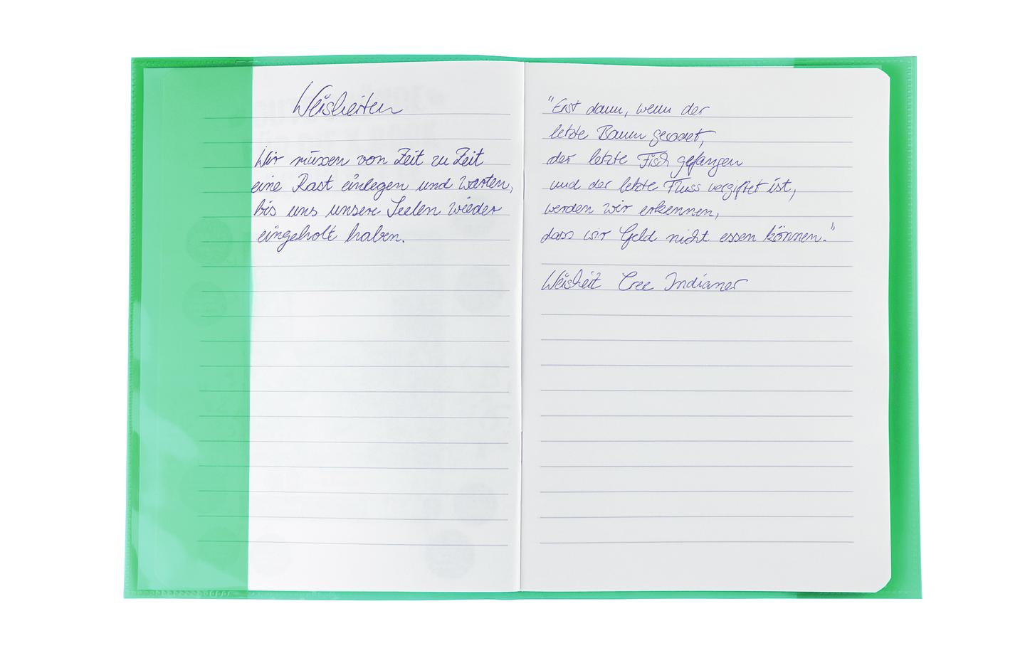 HERMA Einbandfolie Plus A5 Grün