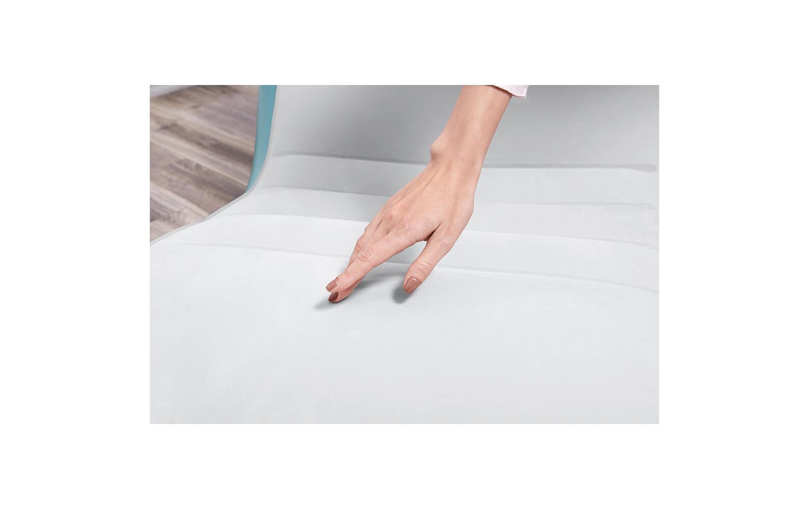 Bestway Aufblasbarer Sessel Leisure Luxe Weiss/Grün, 133 x 79 cm