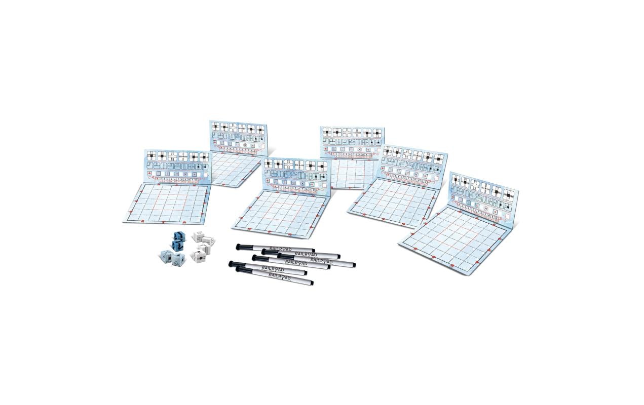 Fata Morgana Familienspiel Railroad Ink: Tiefblau