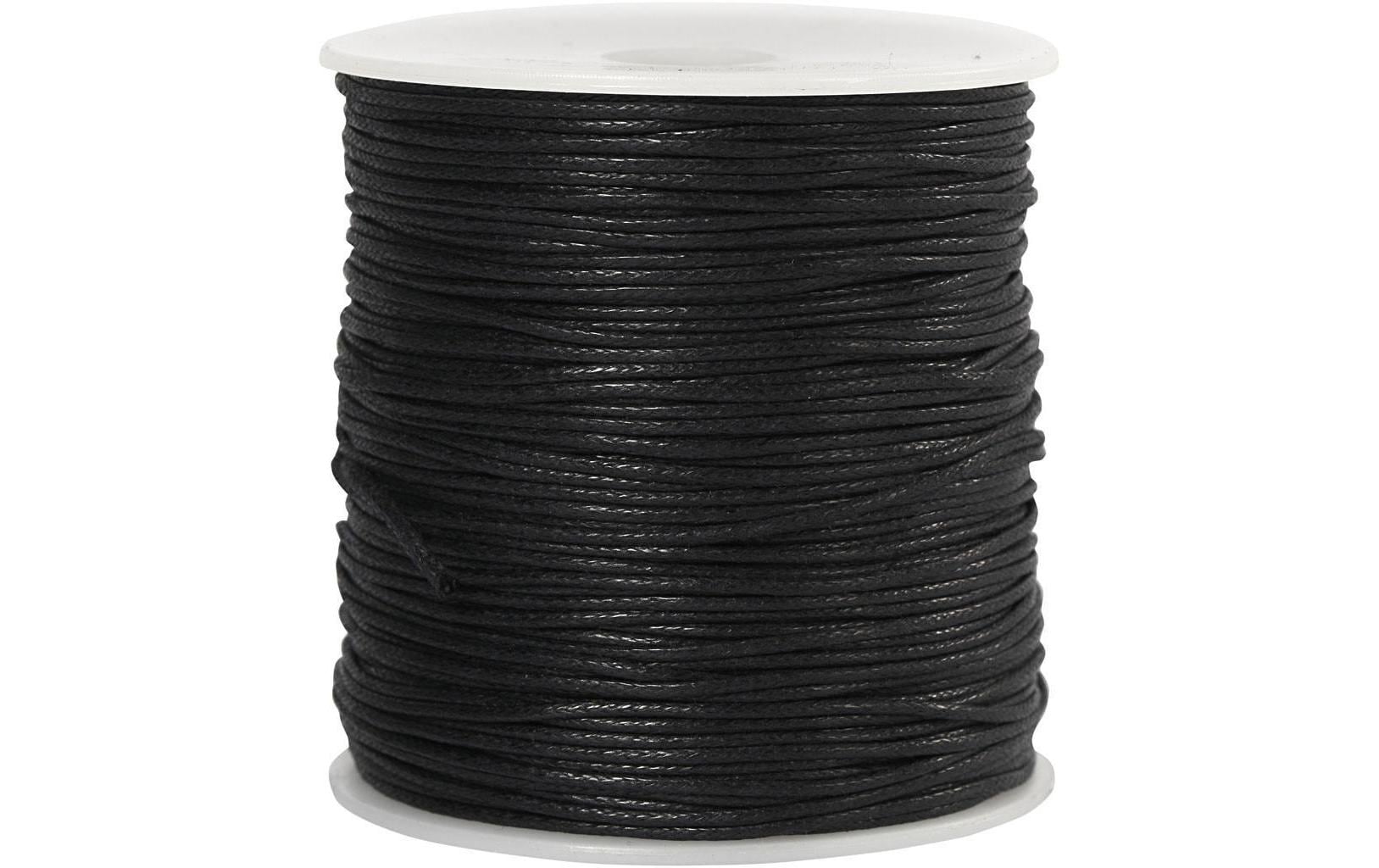 Creativ Company Baumwollkordel 1 mm Schwarz, 100 m Creativ Company Baumwollkordel 1 mm Schwarz, 100 m