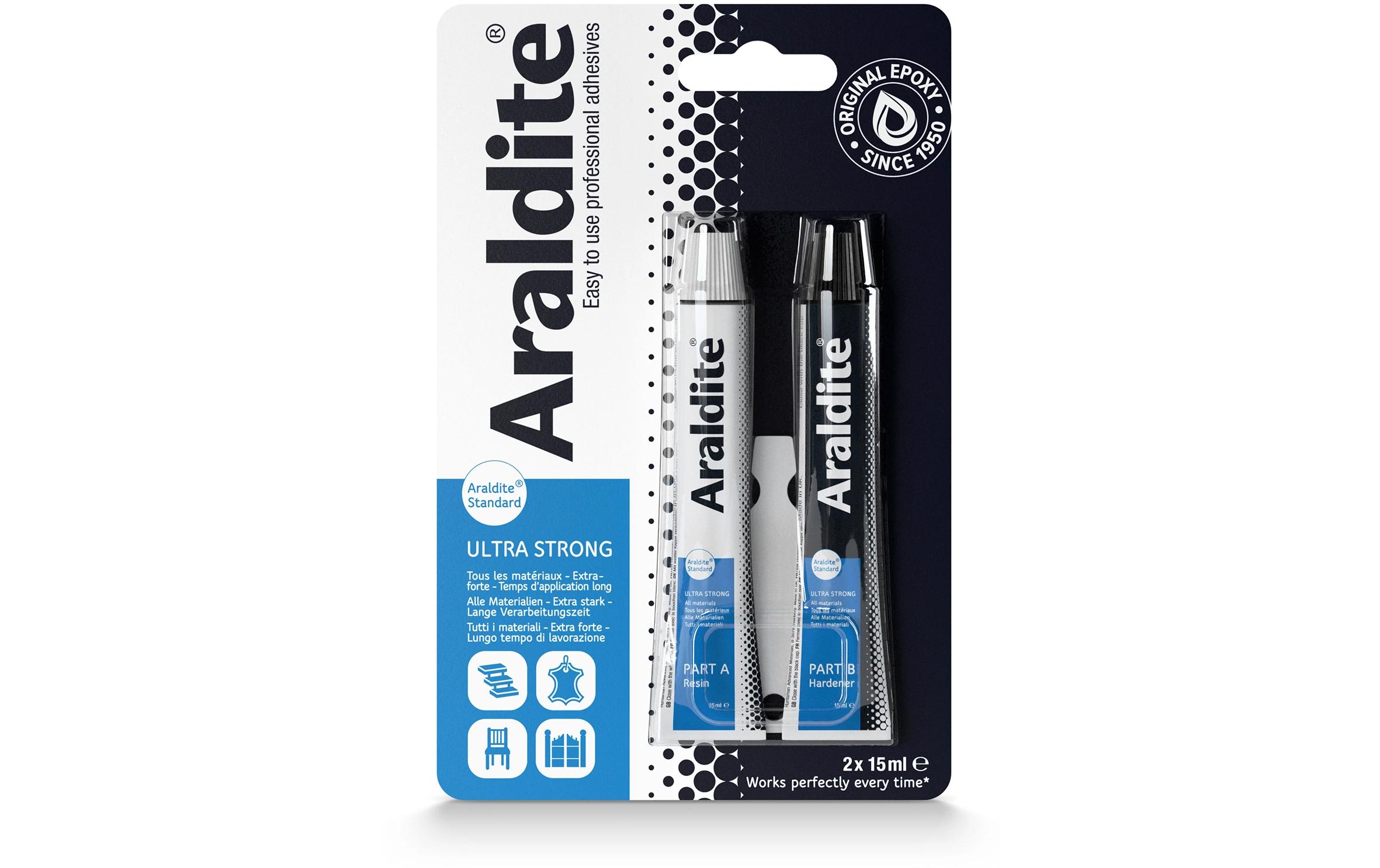 Araldite Zweikomponentenkleber Standard Ultra Strong 15 ml Araldite Zweikomponentenkleber Standard Ultra Strong 15 ml