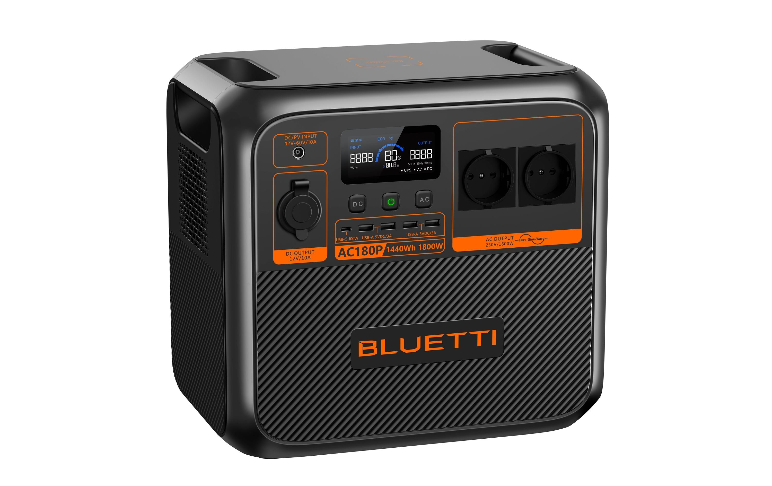 BLUETTI Power Station AC180P 1440 Wh
