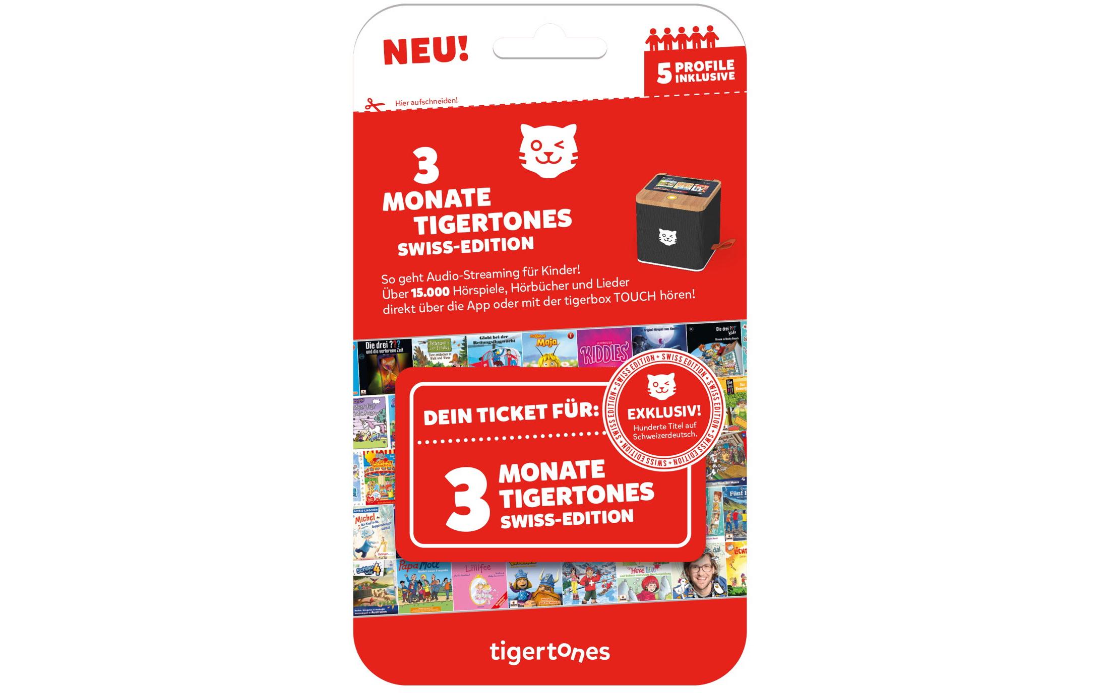 Tigermedia tigertones – Ticket Swiss Edition 3 Monate
