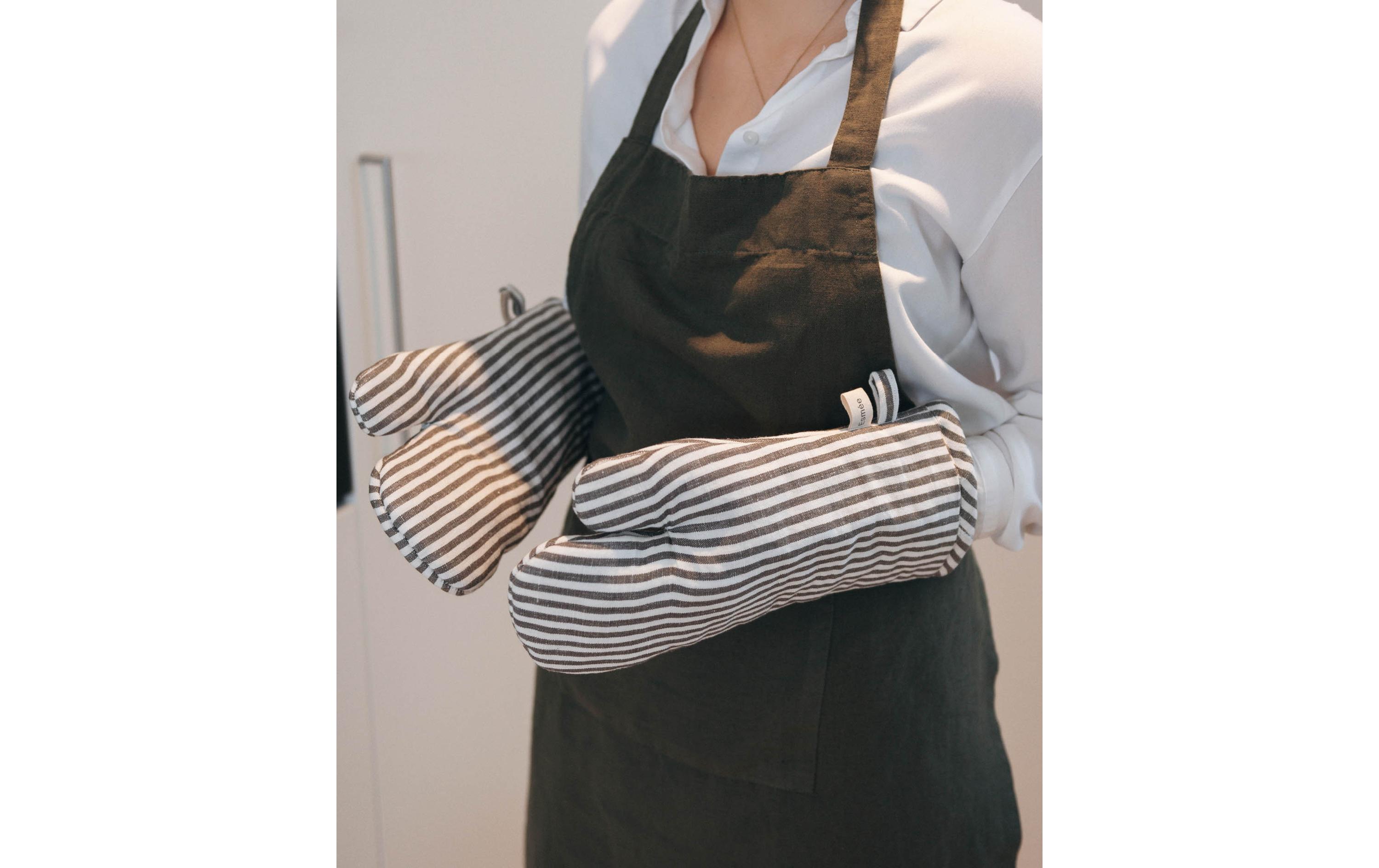 Esmée Kochschürze Nura Olivgrün