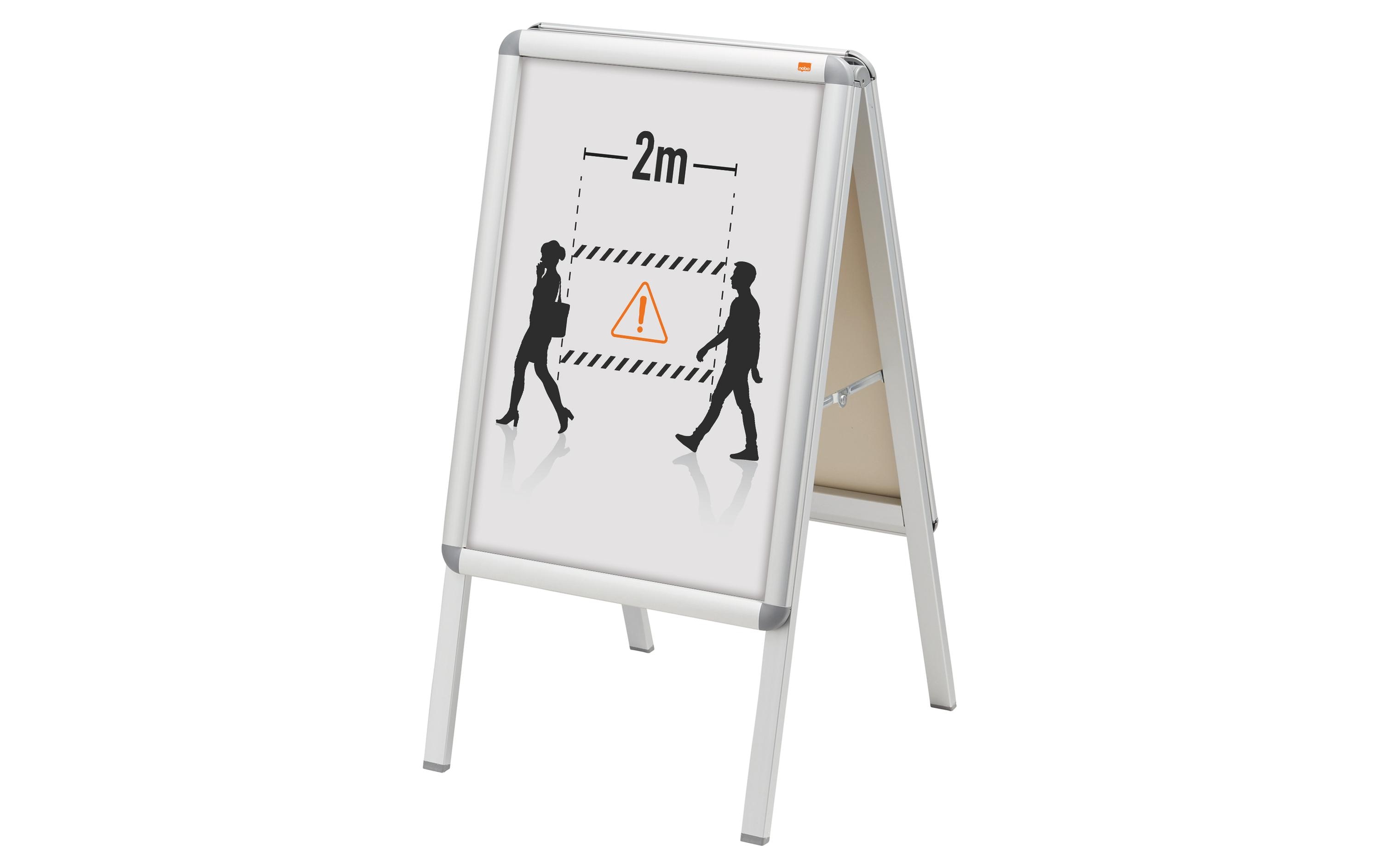 Nobo Premium Plus Plakatständer A2, freistehend und doppelseitig Nobo Premium Plus Plakatständer A2, freistehend und doppelseitig