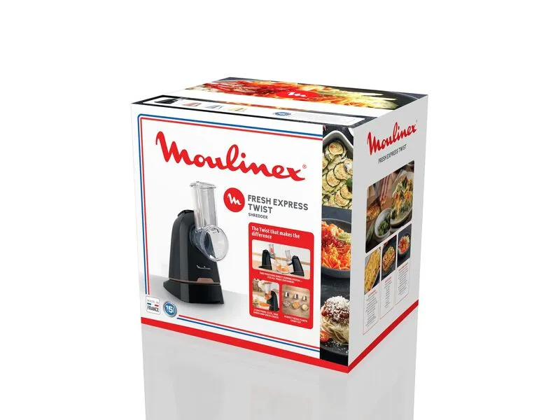 Moulinex Zerkleinerer Fresh Express Twist Schwarz