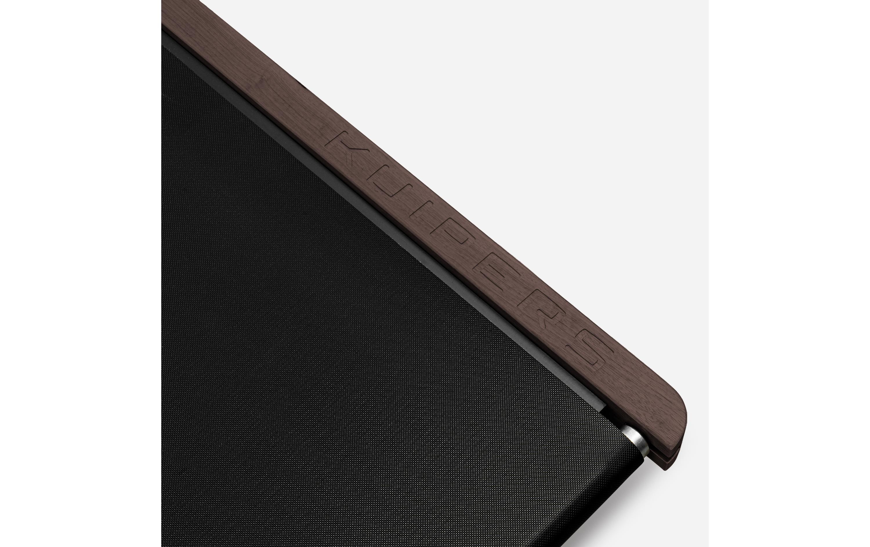 Kuipers Fitness Laufband K1 aus dunklem Eschenholz