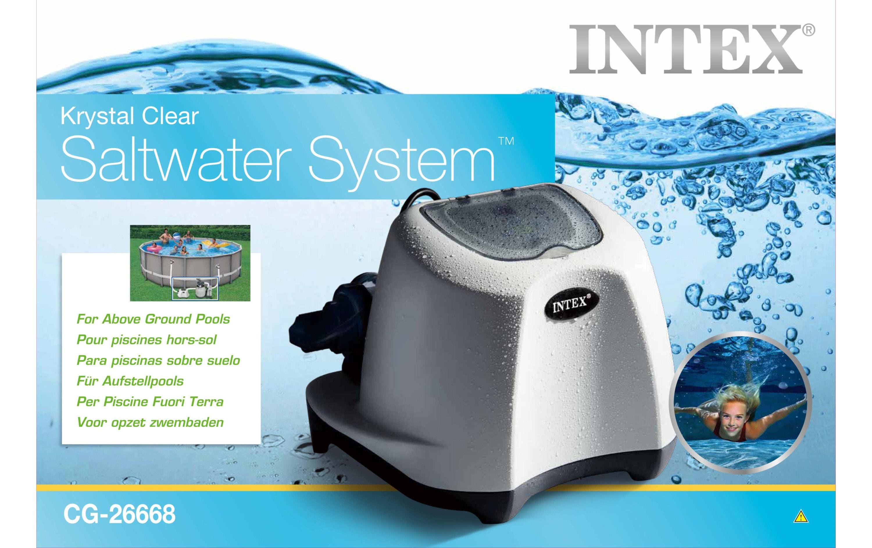 Intex Salzwassersystem Krystal Clear für Pools bis 26'500 l Intex Salzwassersystem Krystal Clear für Pools bis 26'500 l