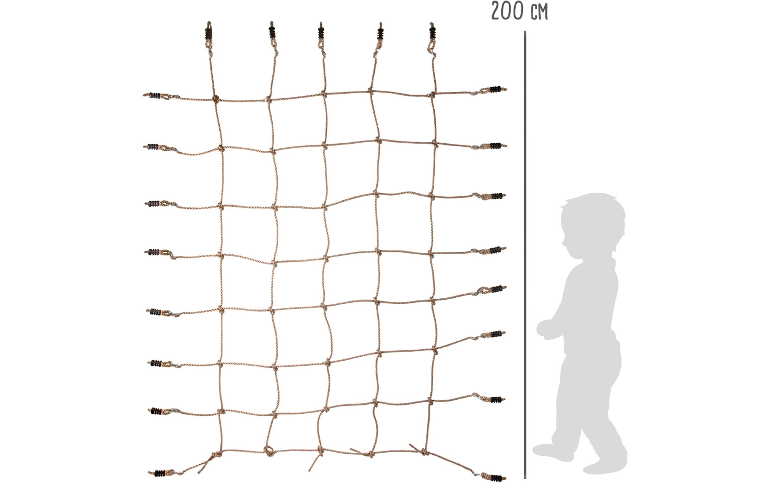 small foot Kletternetz mit Achterhaken