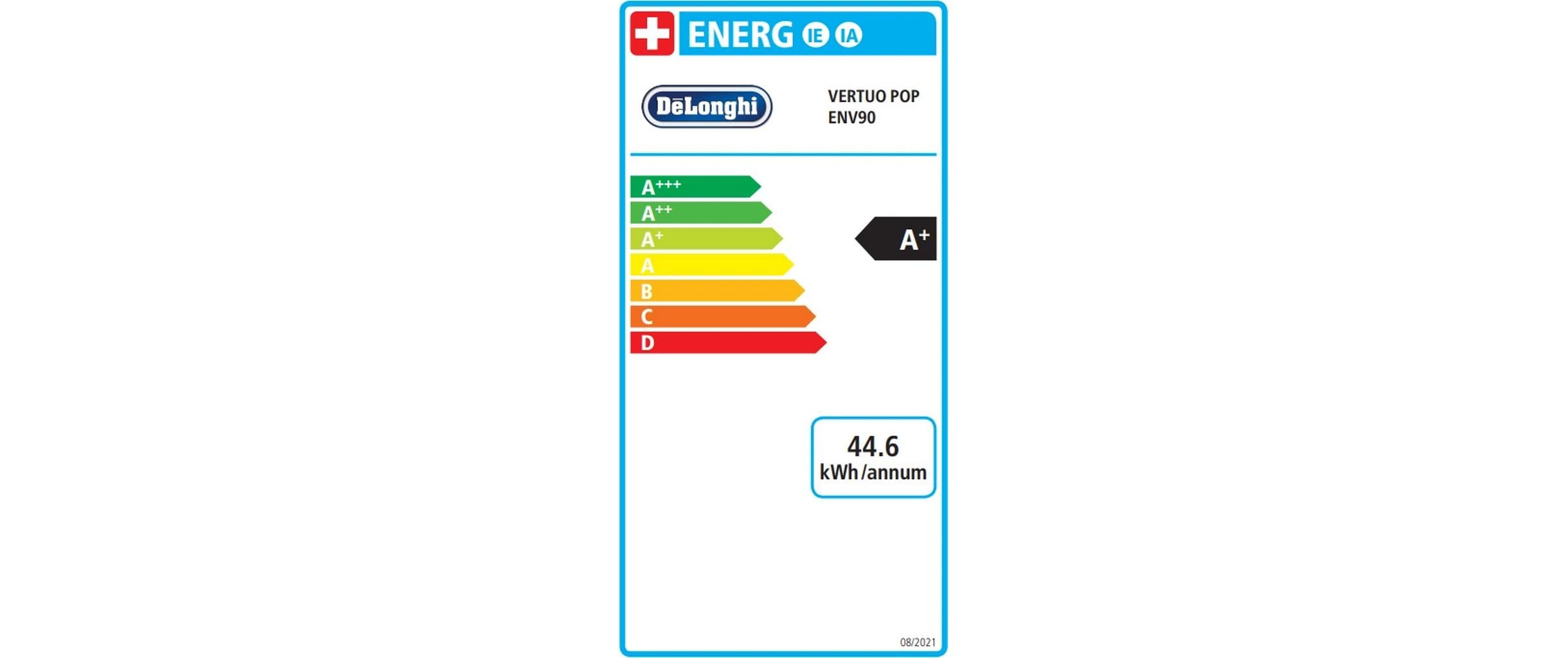 De'Longhi Kaffeemaschine Nespresso Vertuo Pop ENV90 Rosa/Schwarz