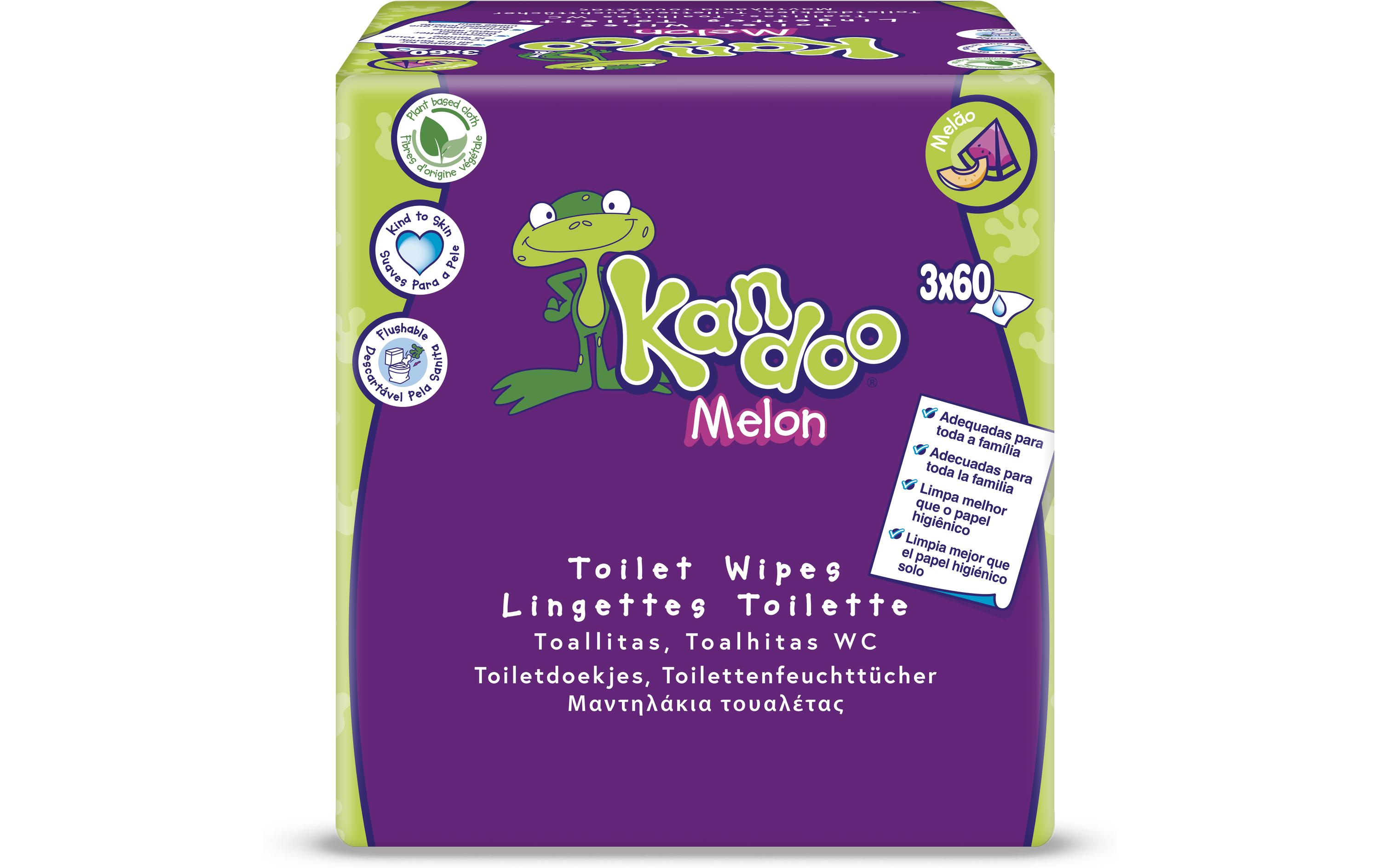 Kandoo Feuchttücher Melon 2x 180 Stück Kandoo Feuchttücher Melon 2x 180 Stück