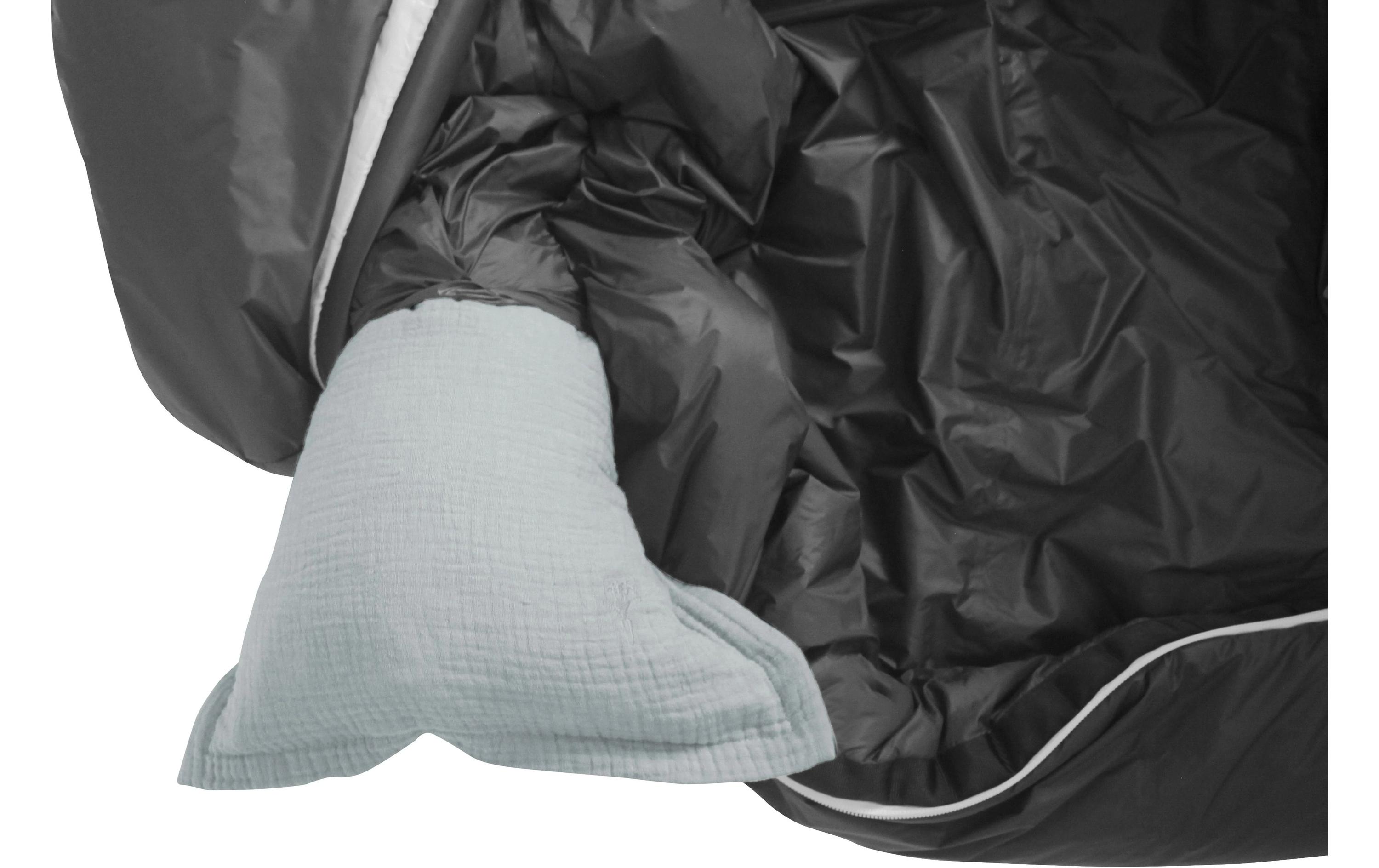 Grüezi Bag Schlafsack Synpod Fusion Zero 185 Nylon, Dark Asphalt